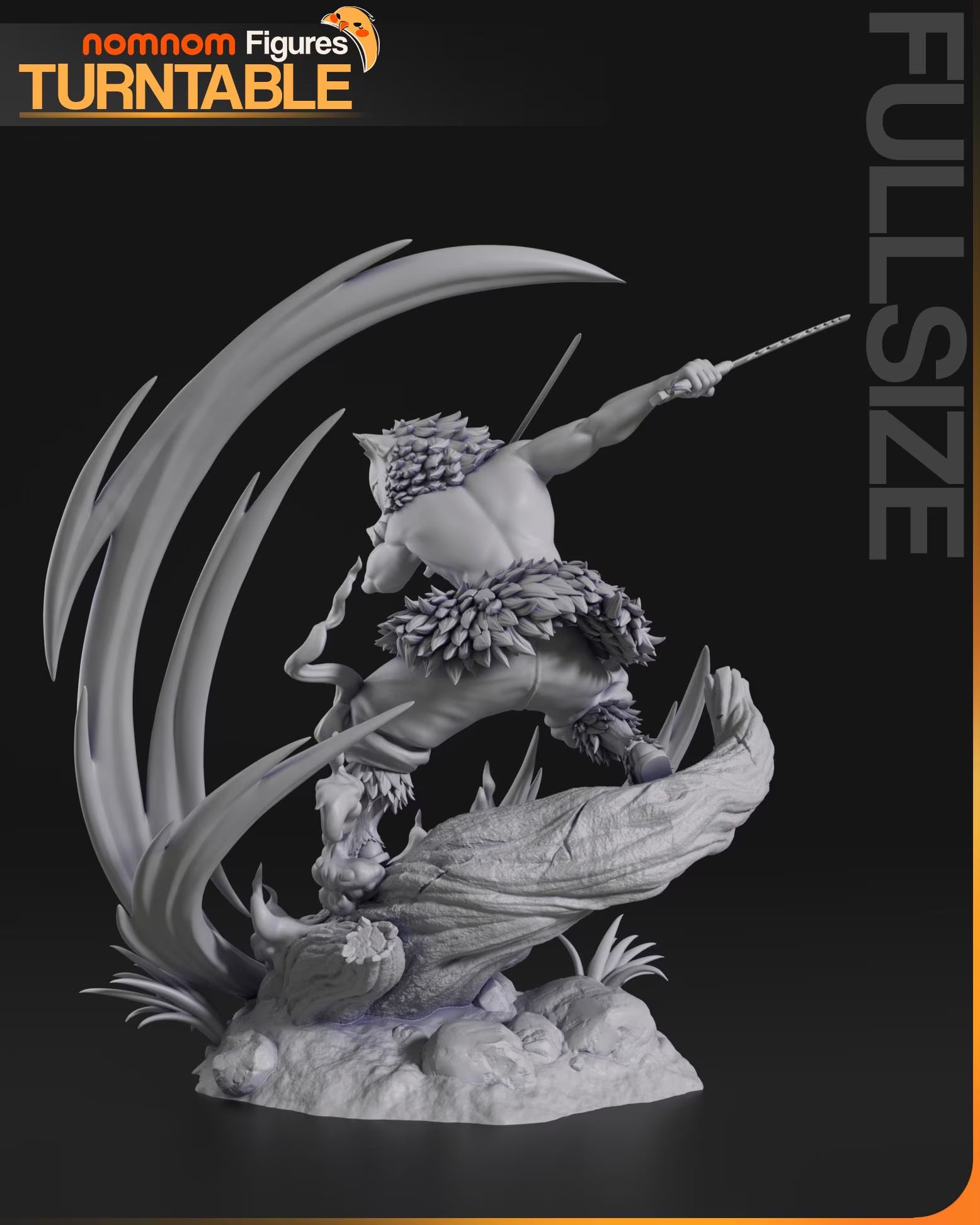 Inosuke Resin Figure - Demon Slayer Collectible - High-Quality Anime Figurine - Perfect Gift for Fans - 3D Printed Resin Figurine