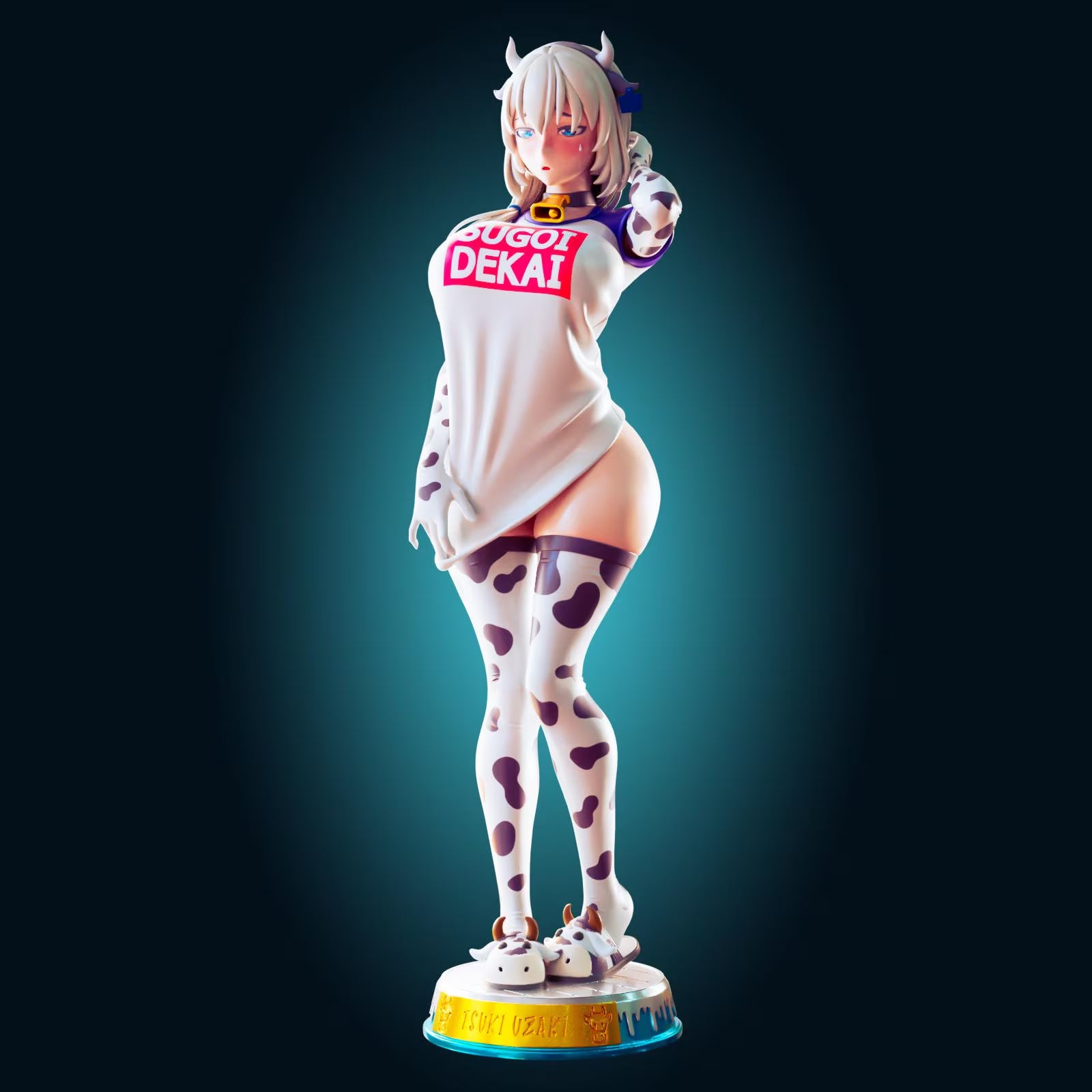 Cowgirl Figure – Hand-Painted Resin Statue | Sugoi Dekai Anime Collectible | Futa Variant