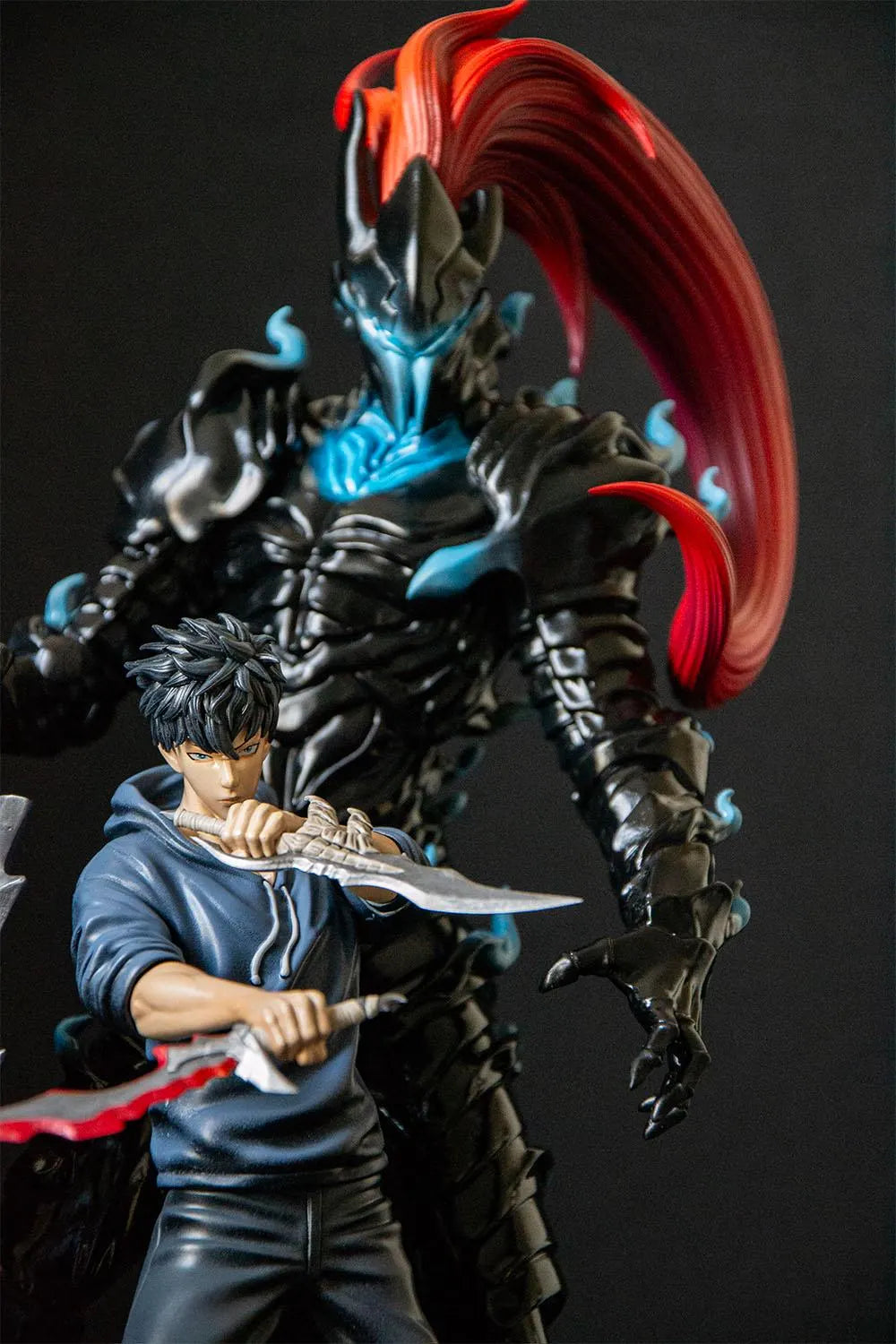 Sung Jinwoo Anime - Hand Painted - Resin Print