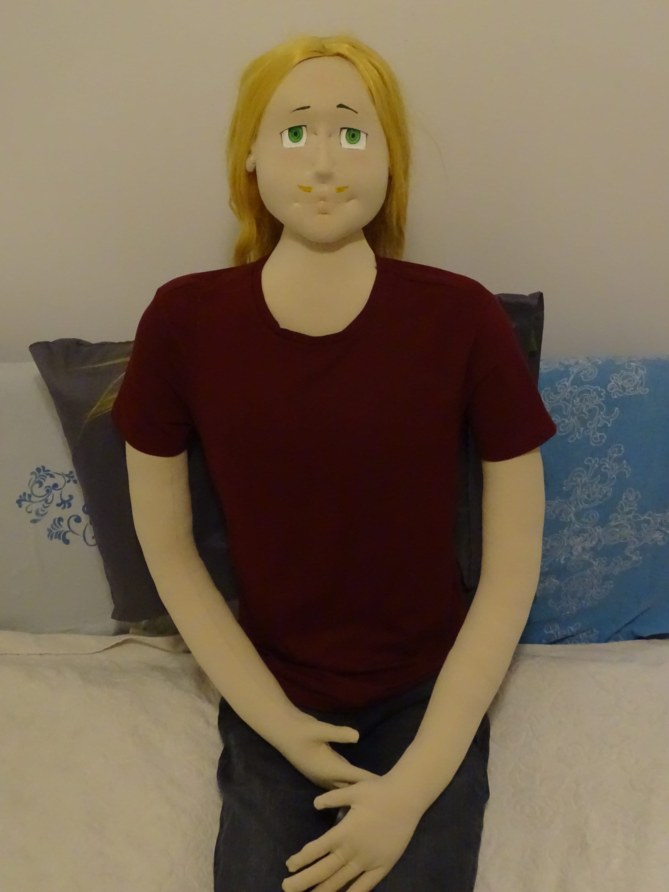 Life Size Male Anime Doll, Custom Male Anime Doll, Large Waldorf Doll