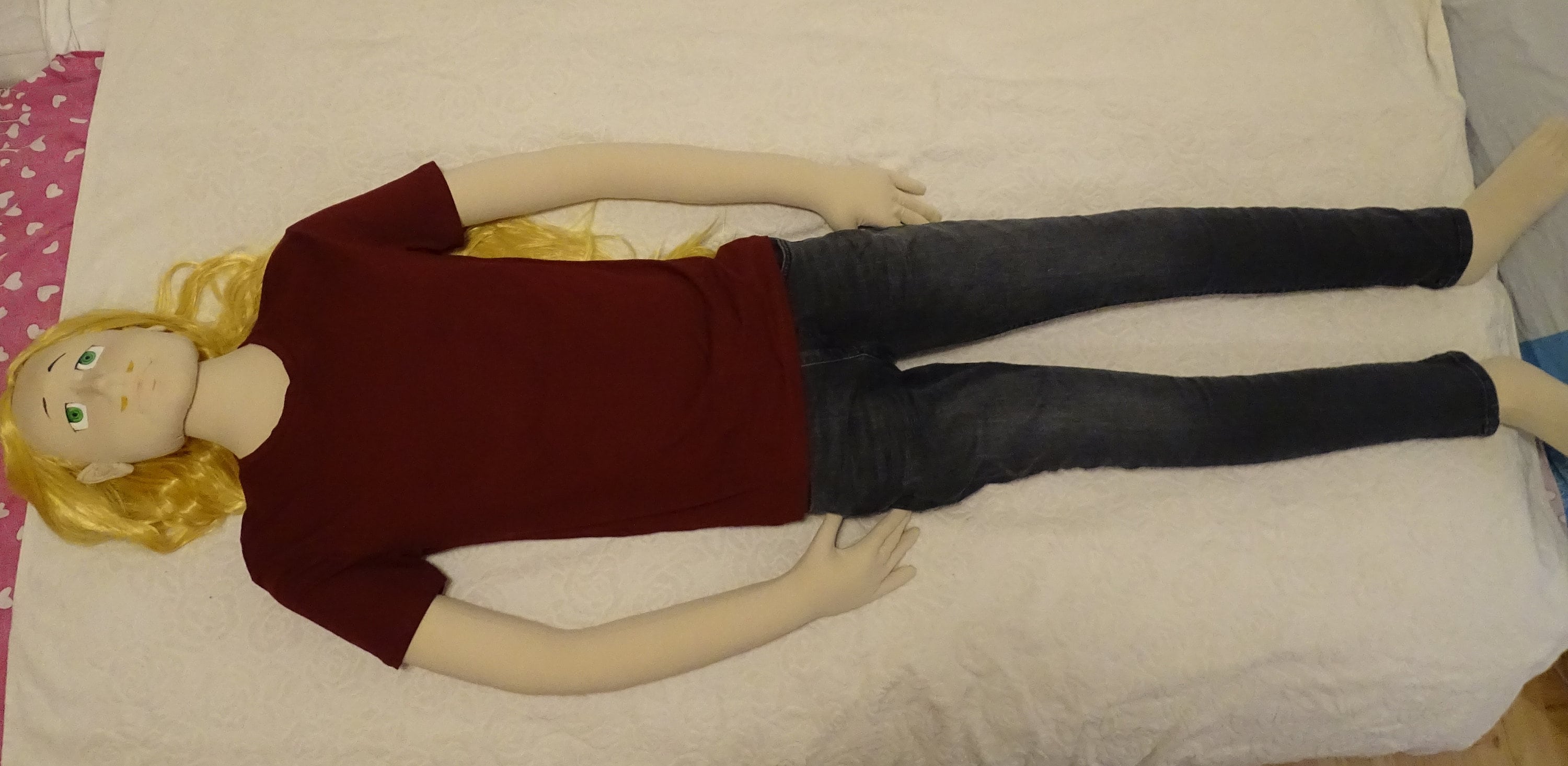 Life Size Male Anime Doll, Custom Male Anime Doll, Large Waldorf Doll