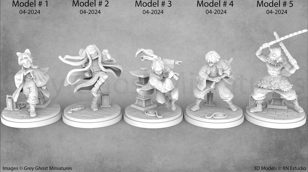 An Anime Series Inspired Miniatures | RN Estudio