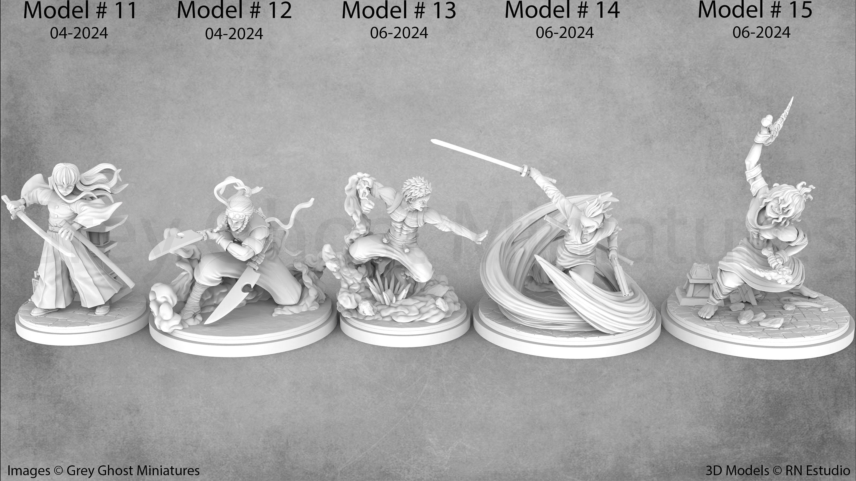 An Anime Series Inspired Miniatures | RN Estudio