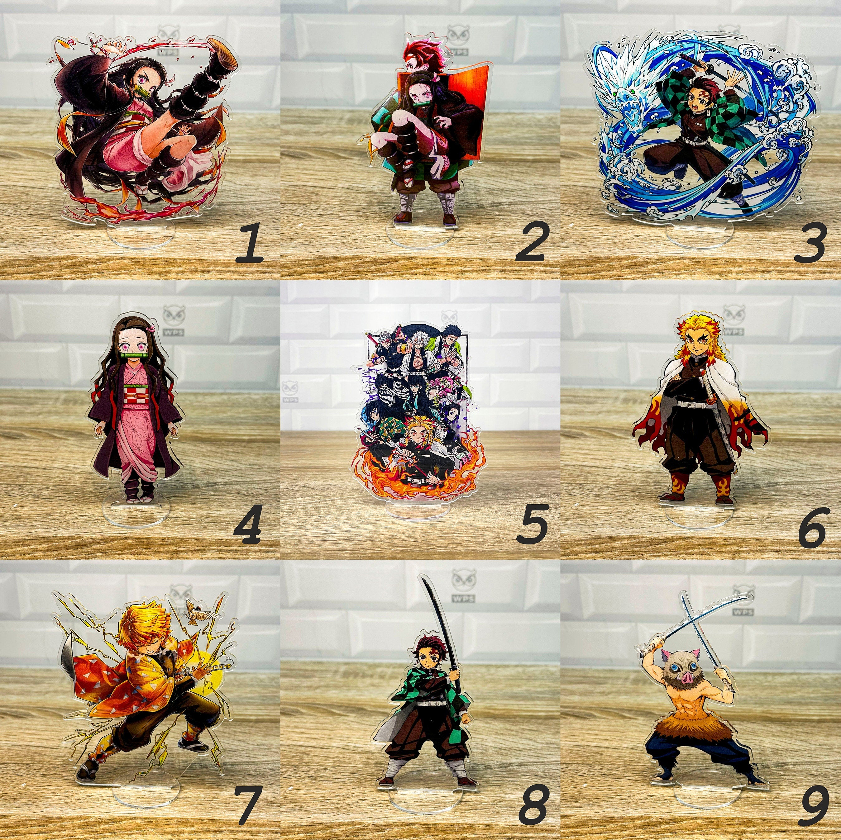 Anime Acrylic Stand Figure: Demon Slayer 6.5 Inch