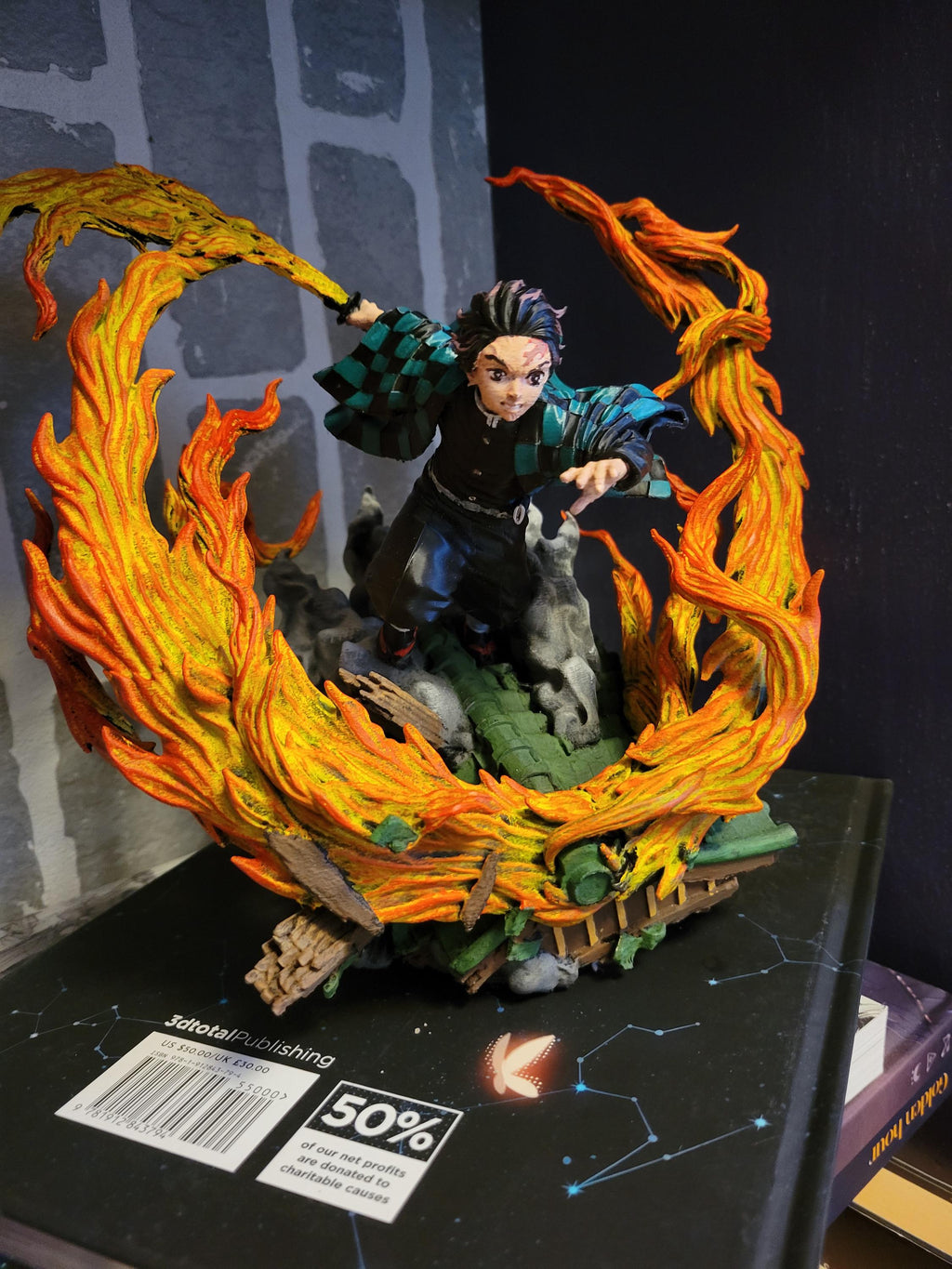 Tanjiro Painted 3D Printed Figure