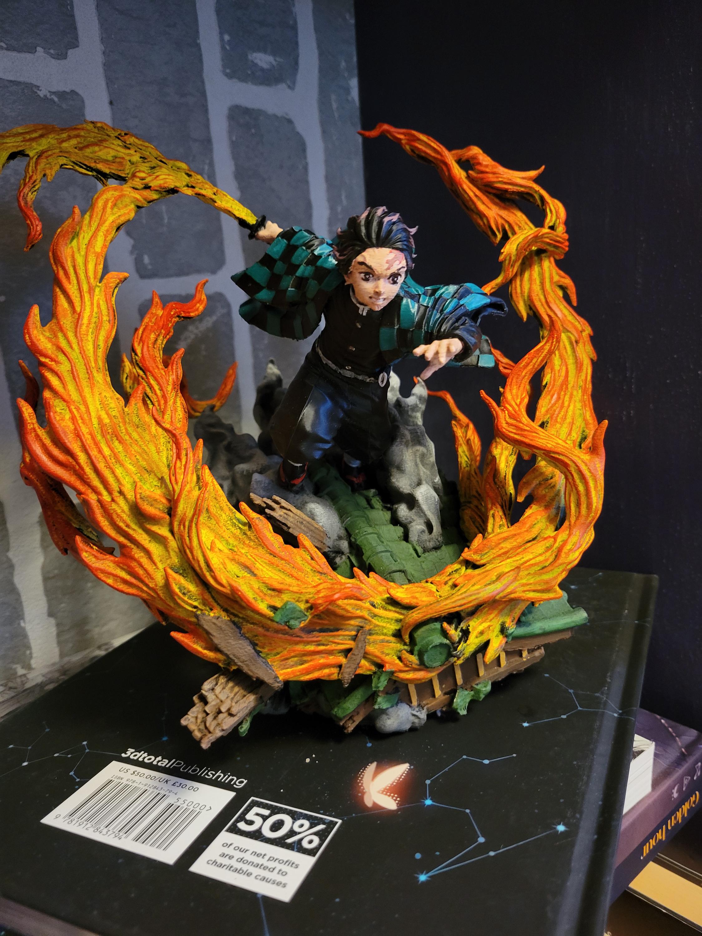 Tanjiro Painted 3D Printed Figure