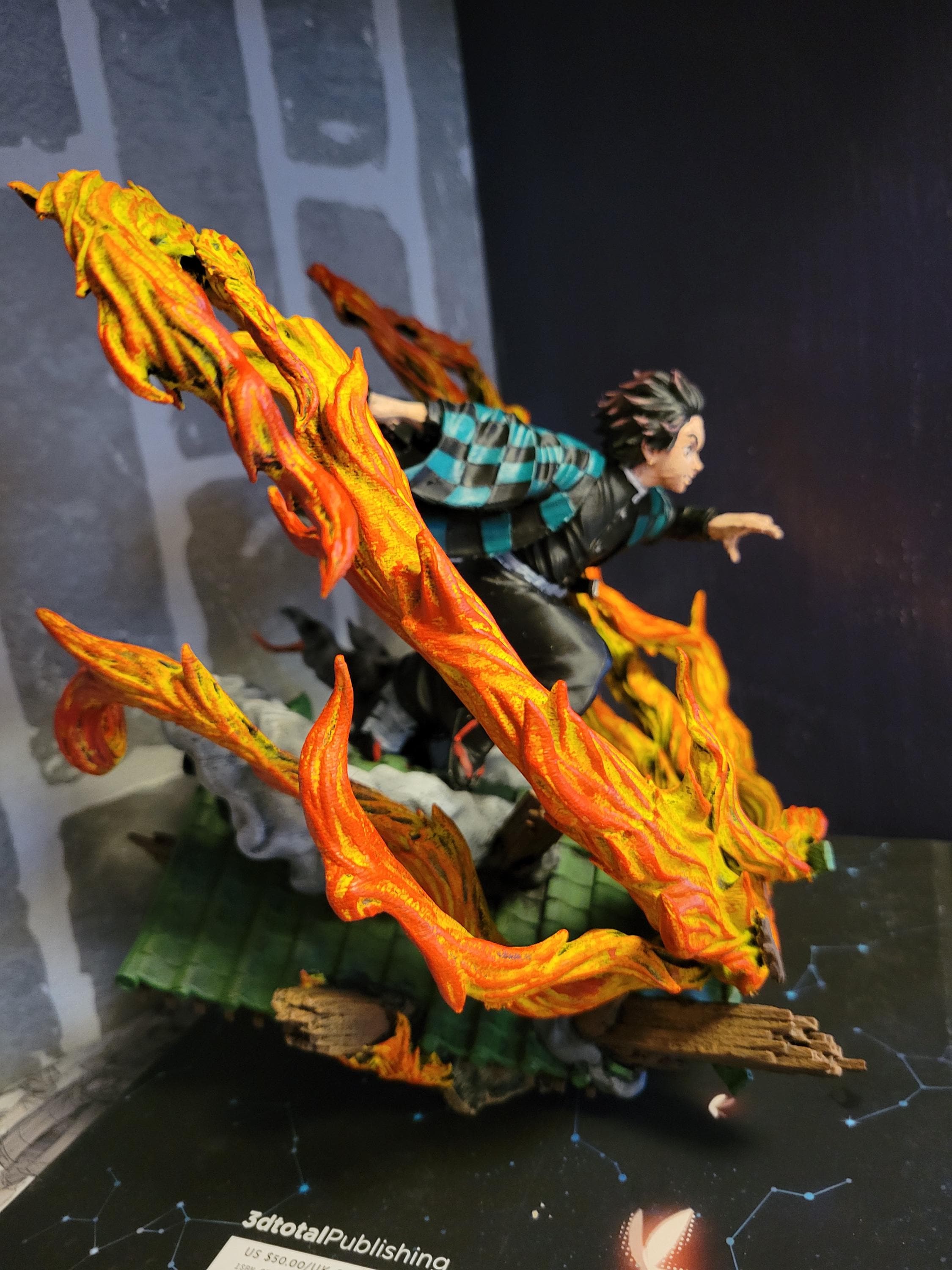 Tanjiro Painted 3D Printed Figure