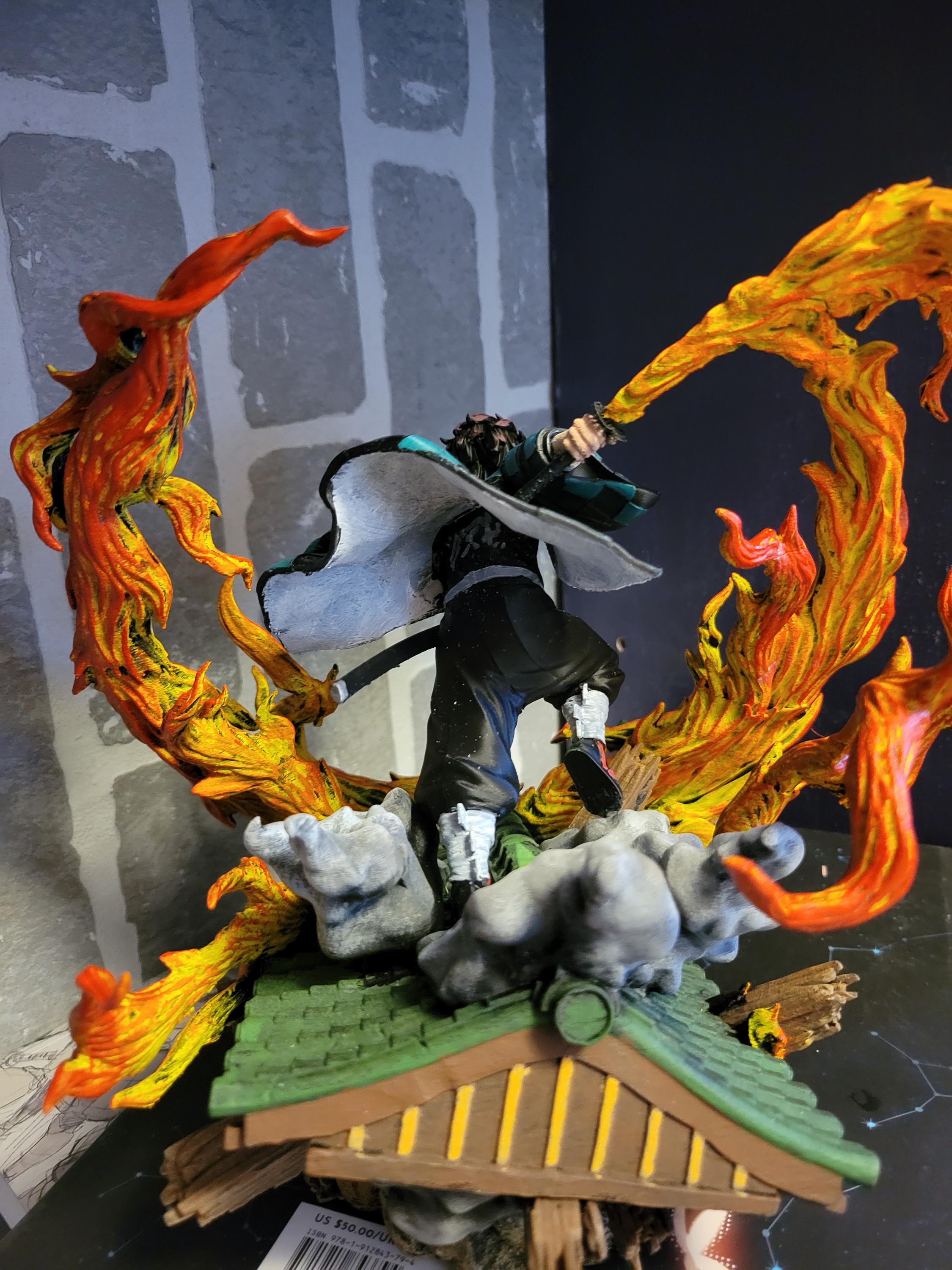 Tanjiro Painted 3D Printed Figure