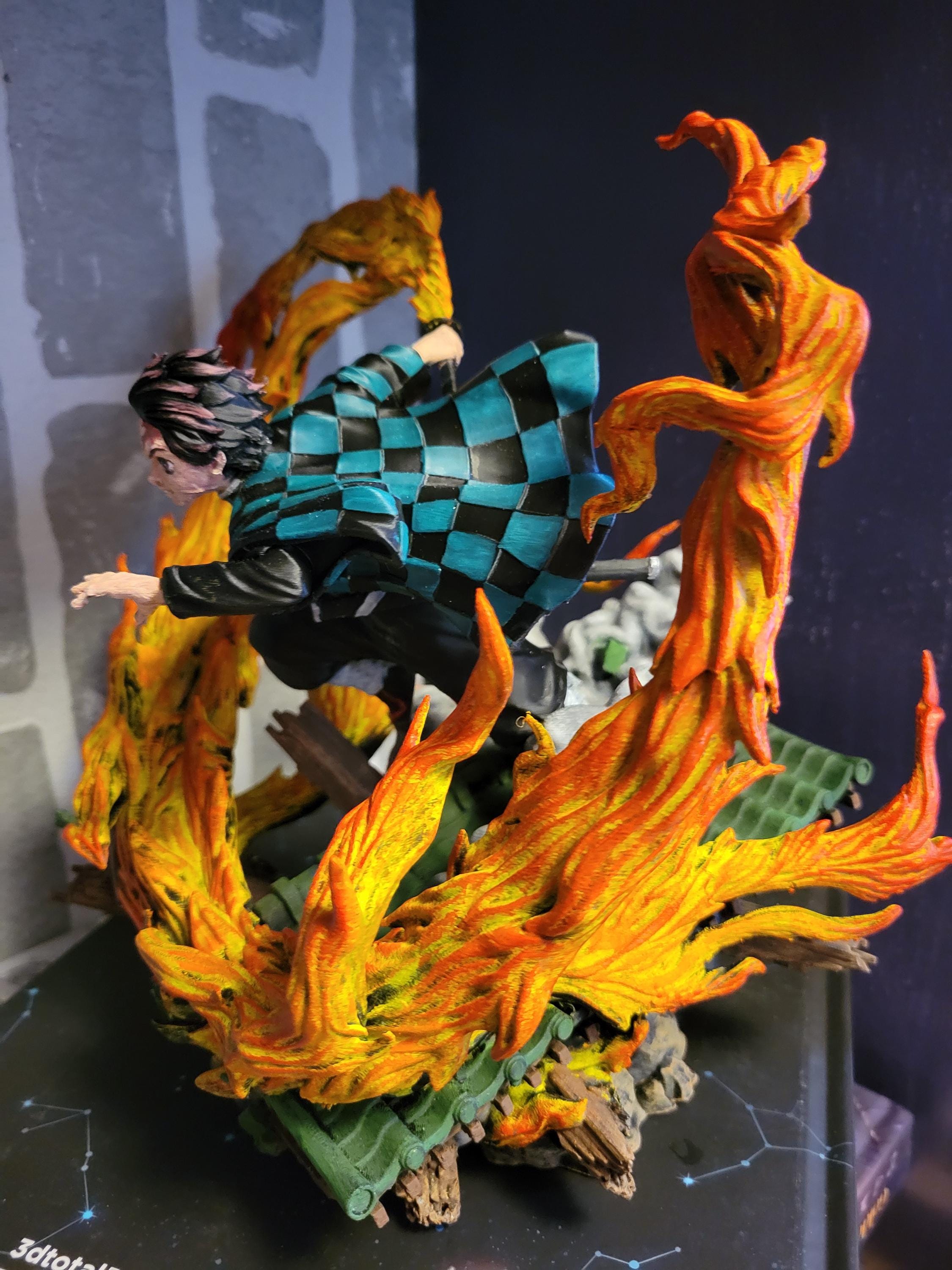 Tanjiro Painted 3D Printed Figure