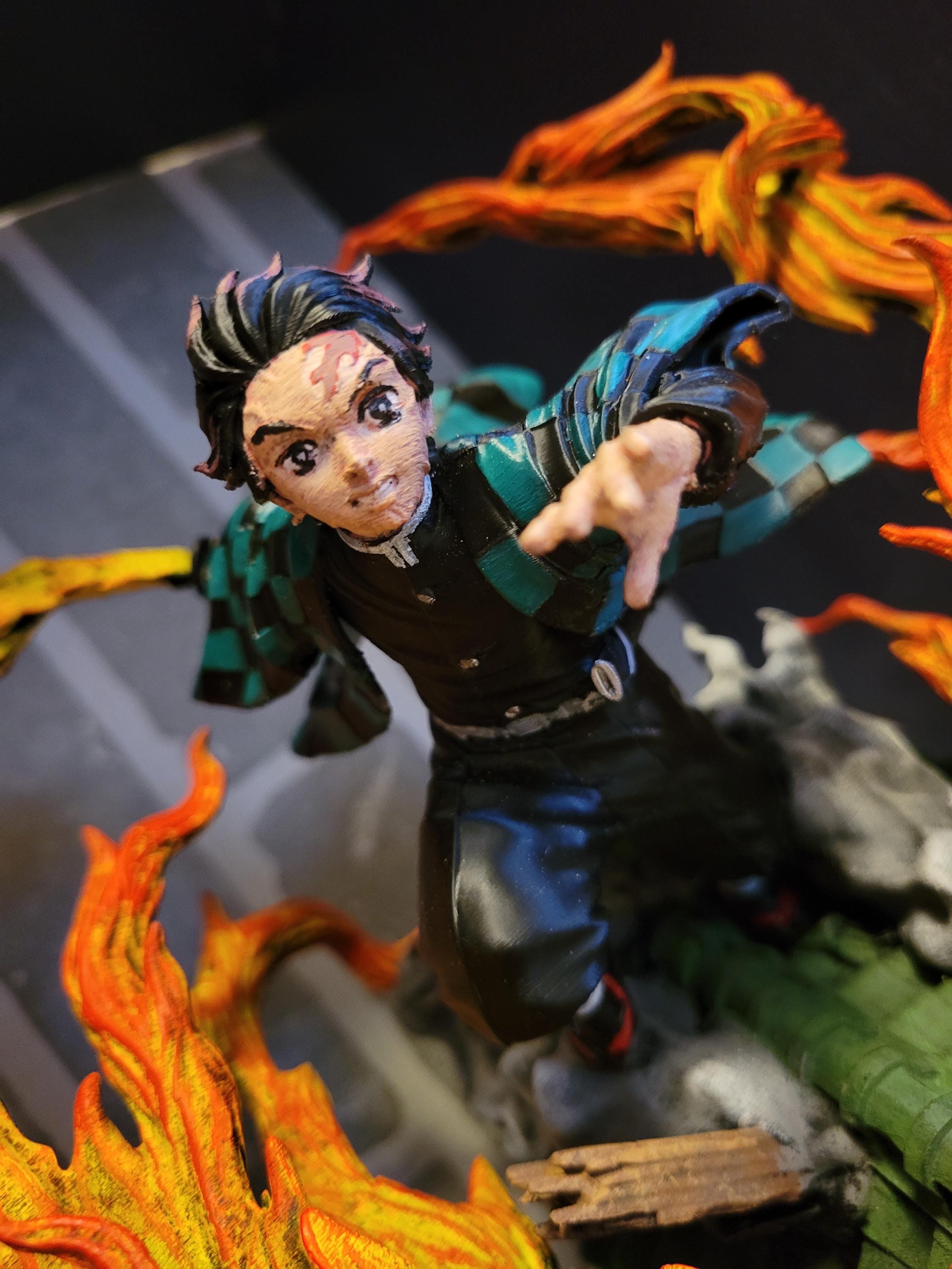 Tanjiro Painted 3D Printed Figure