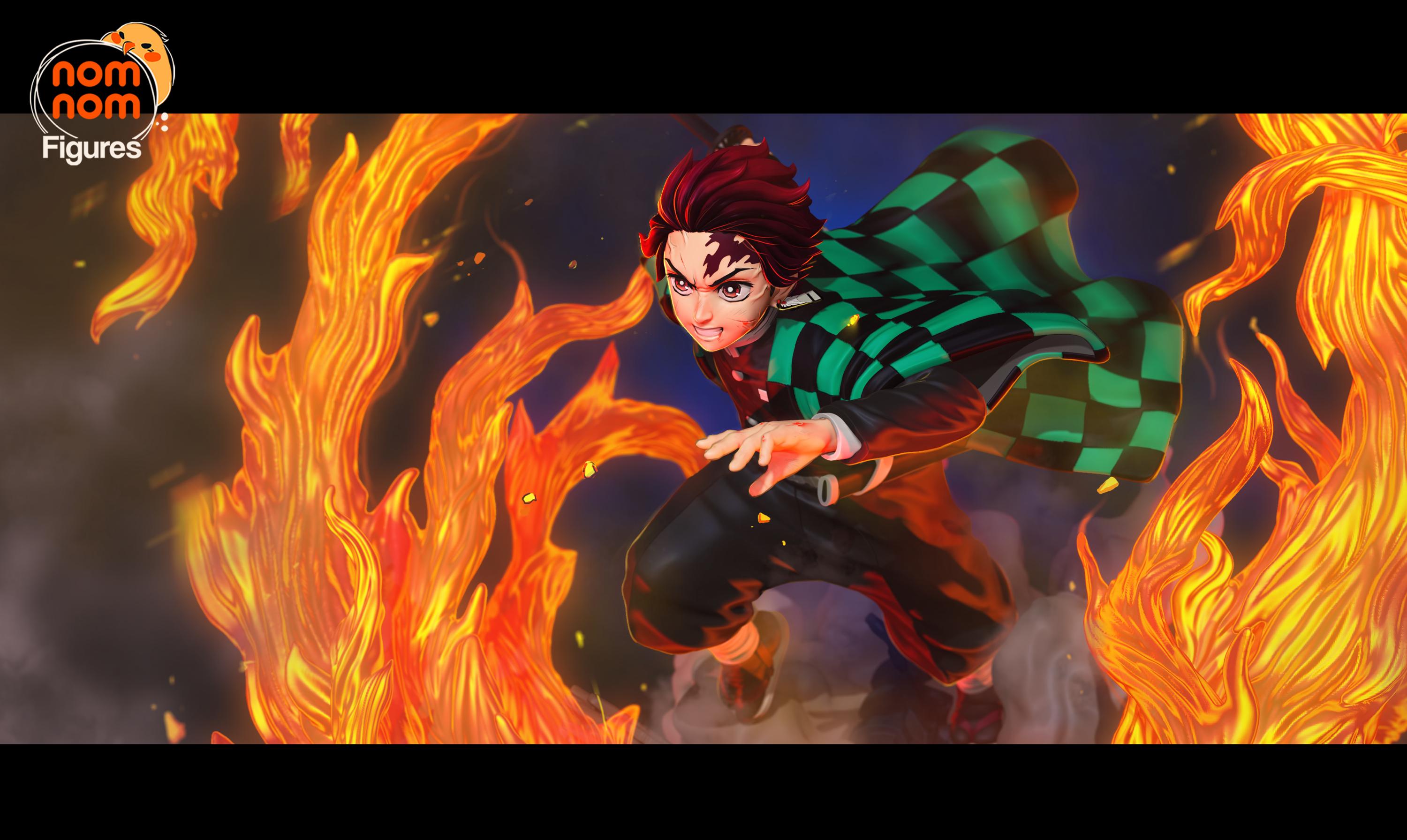 Tanjiro Resin Figure - Tanjiro Demon Slayer Collectible - High-Quality Anime Figurine - Perfect Gift for Fans - 3D Printed Resin Figurine