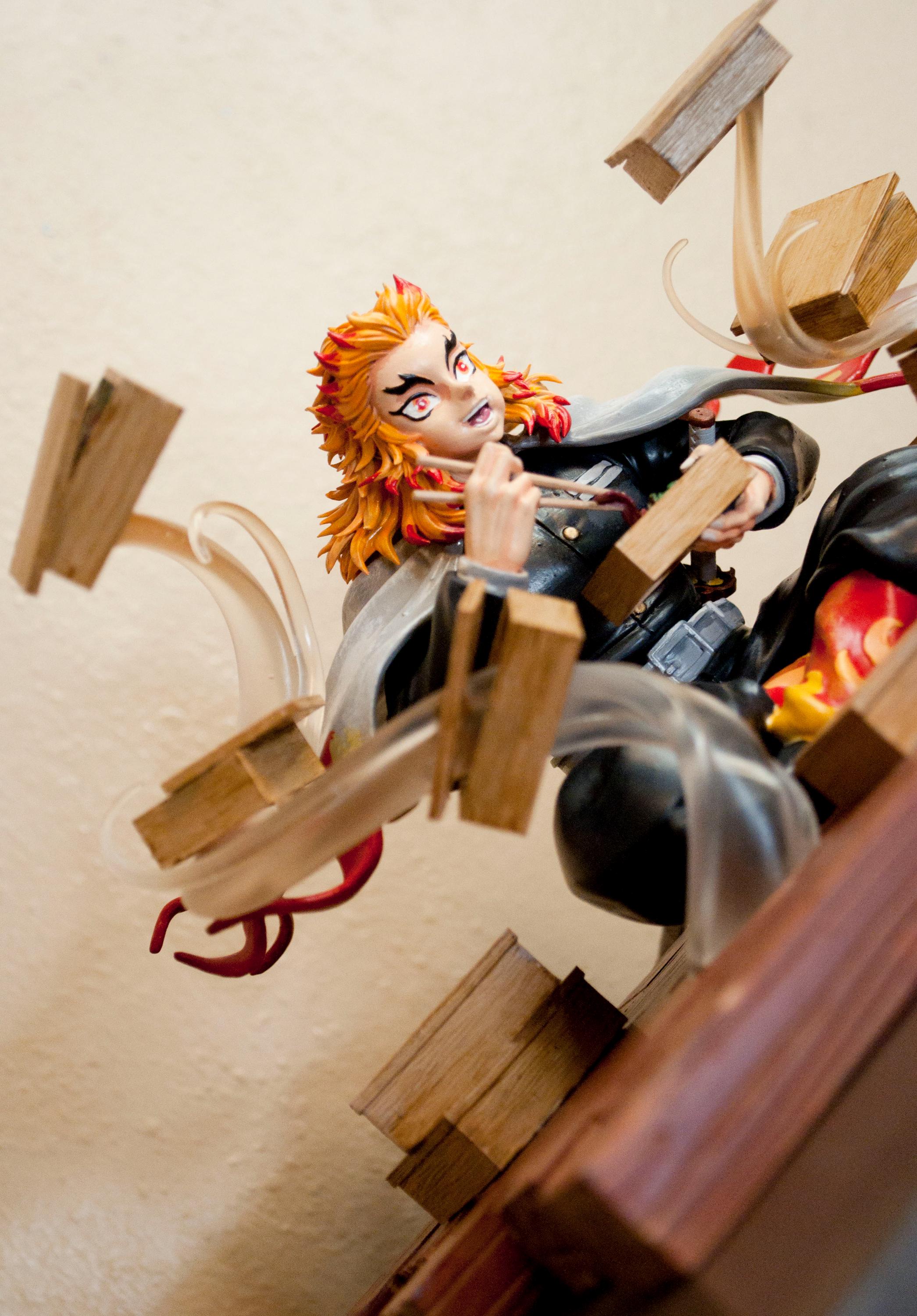Rengoku -FAN ART- Custom Orders - Sizes-Multiple Options-Custom Hand Painting-3D KIT Print on Demand Pon