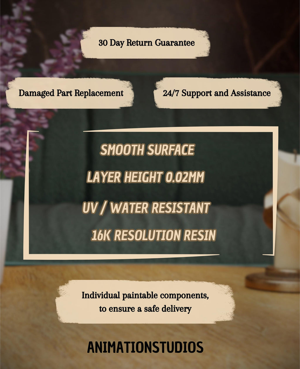 Sung Jinwoo with Igris and Beru Figurine Statue – Solo Leveling Figure | Mighty Leader and Ultimate Alliance, Mesmerizing Room Decoration