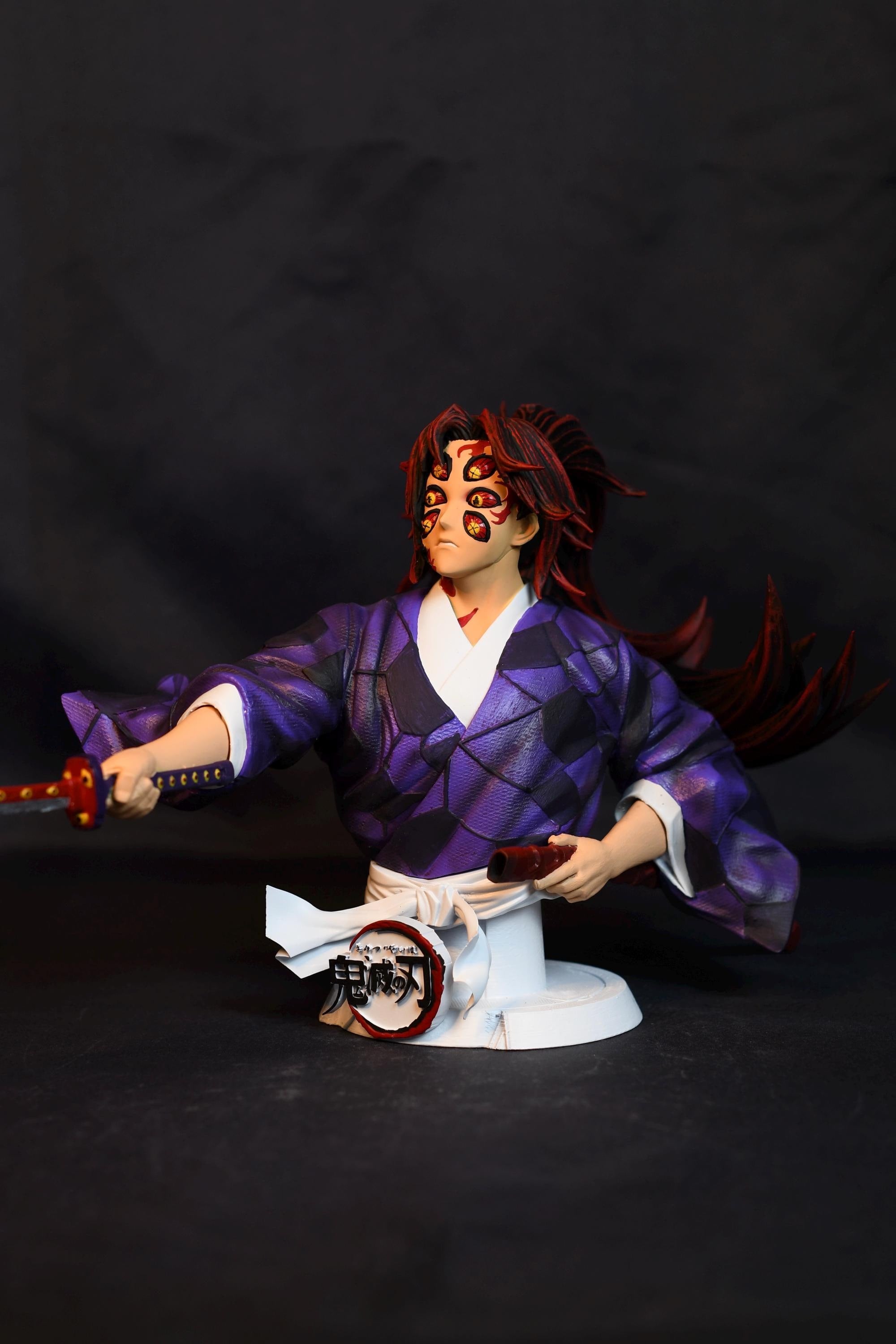 Kokushibo Demon Slayer Statue – Hand-Painted Resin Figure