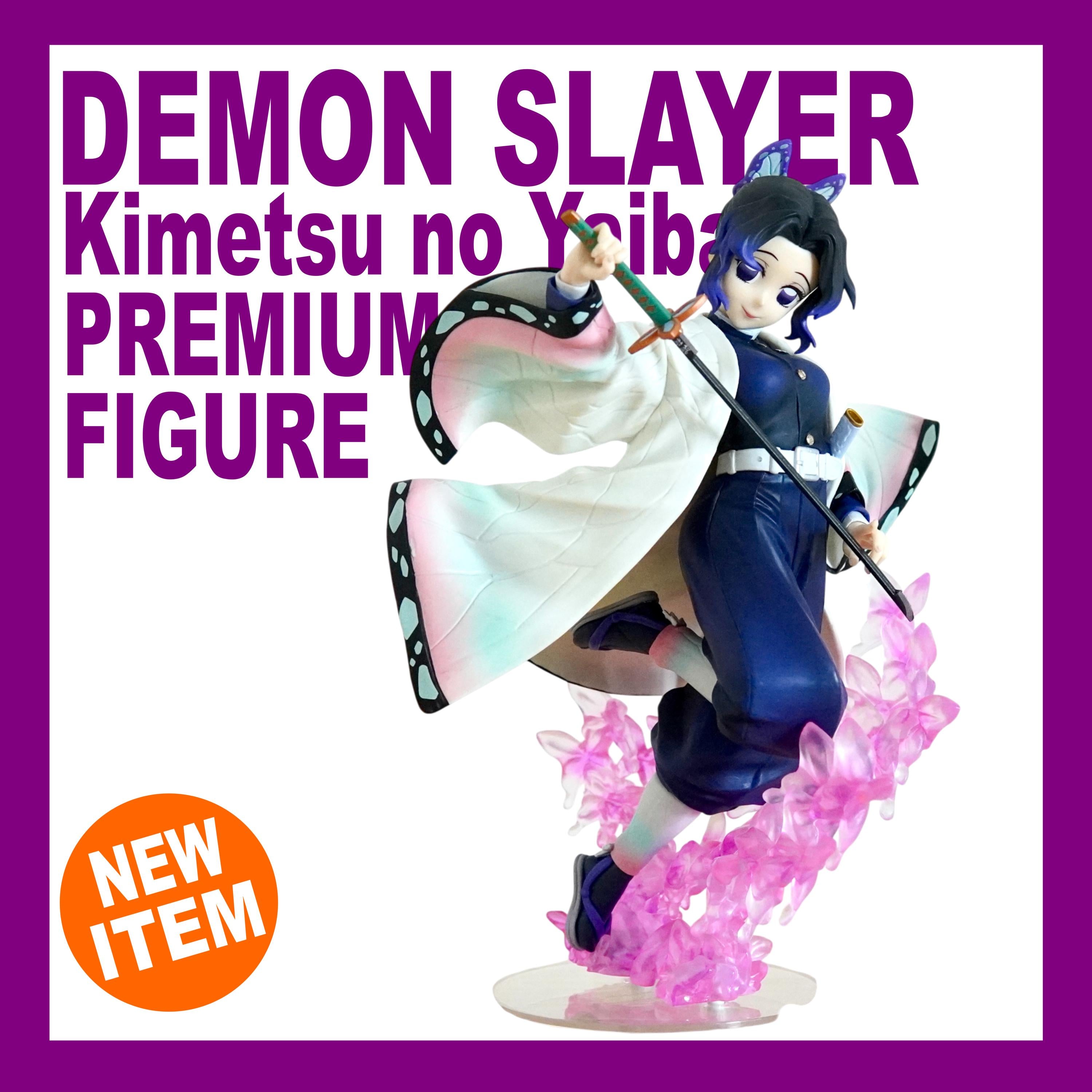 Demon Slayer Shinobu Kocho Figure | Kimetsu No Yaiba Insect Hashira Statue | Elegant Butterfly Pose Manga Character Display