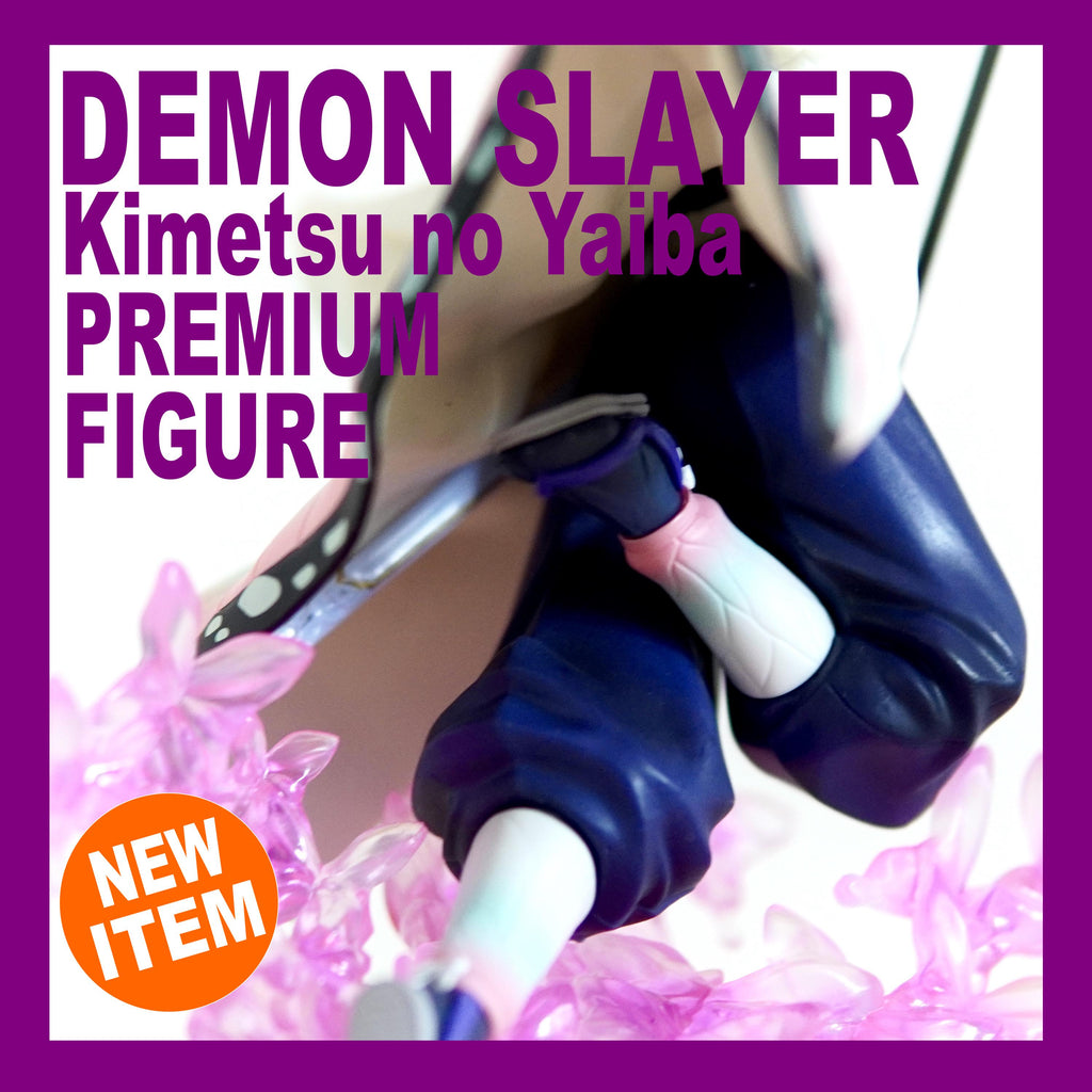Demon Slayer Shinobu Kocho Figure | Kimetsu No Yaiba Insect Hashira Statue | Elegant Butterfly Pose Manga Character Display