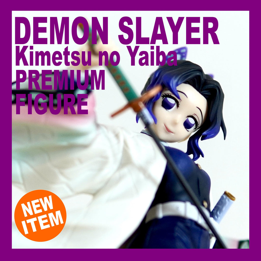 Demon Slayer Shinobu Kocho Figure | Kimetsu No Yaiba Insect Hashira Statue | Elegant Butterfly Pose Manga Character Display