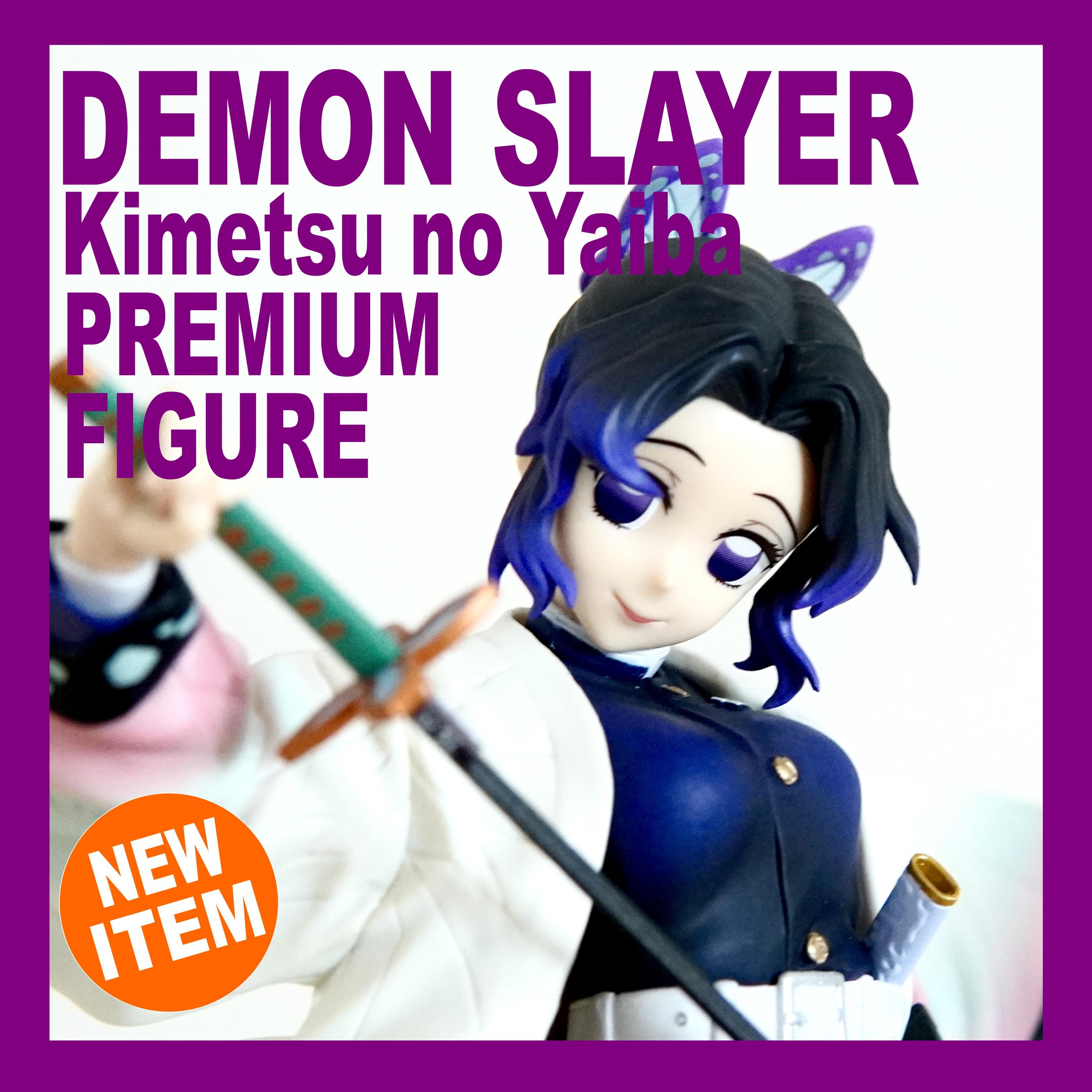 Demon Slayer Shinobu Kocho Figure | Kimetsu No Yaiba Insect Hashira Statue | Elegant Butterfly Pose Manga Character Display