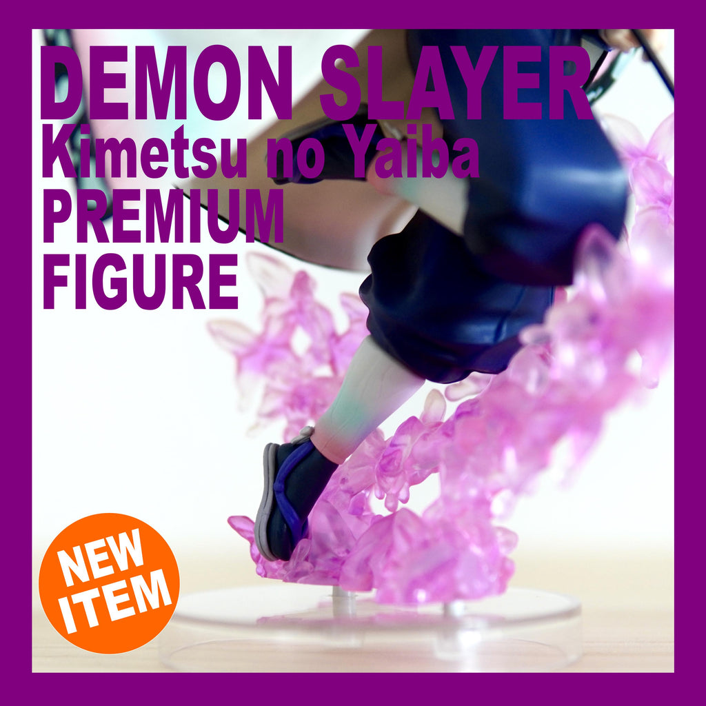 Demon Slayer Shinobu Kocho Figure | Kimetsu No Yaiba Insect Hashira Statue | Elegant Butterfly Pose Manga Character Display