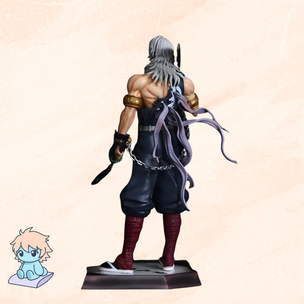 31Cm Uzui Tengen Demon Slayer Figure – Sound Hashira Anime Statue PVC Collectible, Manga Desk Decor, Premium Anime Gift for Fans