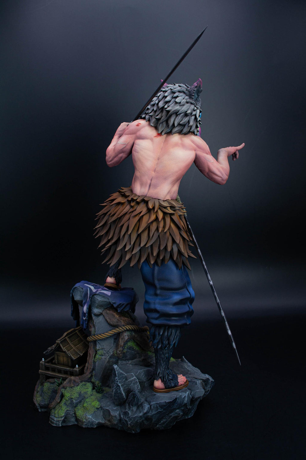 Inosuke Hashibira Demon Slayer Fan Art Statue | Hand-Painted Limited Figure