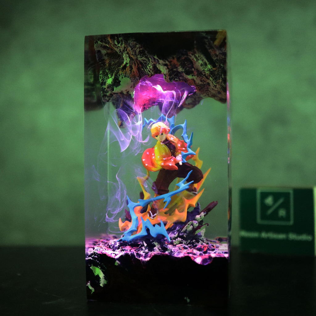 Custom Anime Demon Slayer Resin Night Light, Demon Slayer Figure, Kamado Nezuko Figure, Hot Anime Model, Birthday Idea Gift, Mother Day Gift