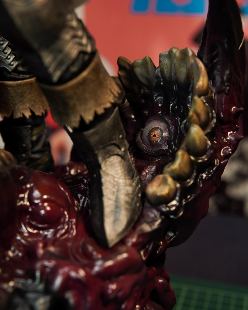 Hand Painted Resin Fan Art Figure – Premium Dark Fantasy / Anime Collector Statue – Guts Inspired