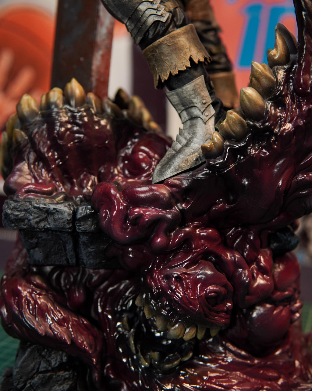 Hand Painted Resin Fan Art Figure – Premium Dark Fantasy / Anime Collector Statue – Guts Inspired