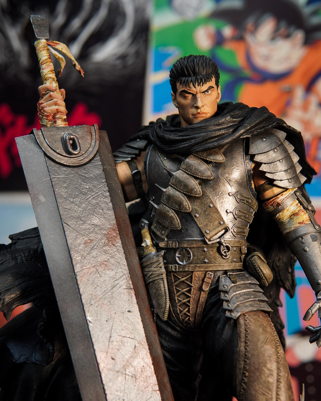 Hand Painted Resin Fan Art Figure – Premium Dark Fantasy / Anime Collector Statue – Guts Inspired