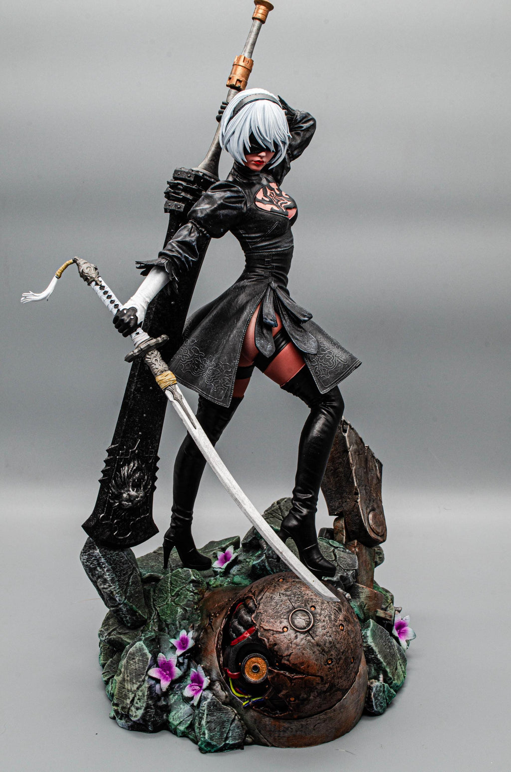 2B Statue | Nier Automata Fan Art Figure ~30Cm | Yorha Gaming Collectible