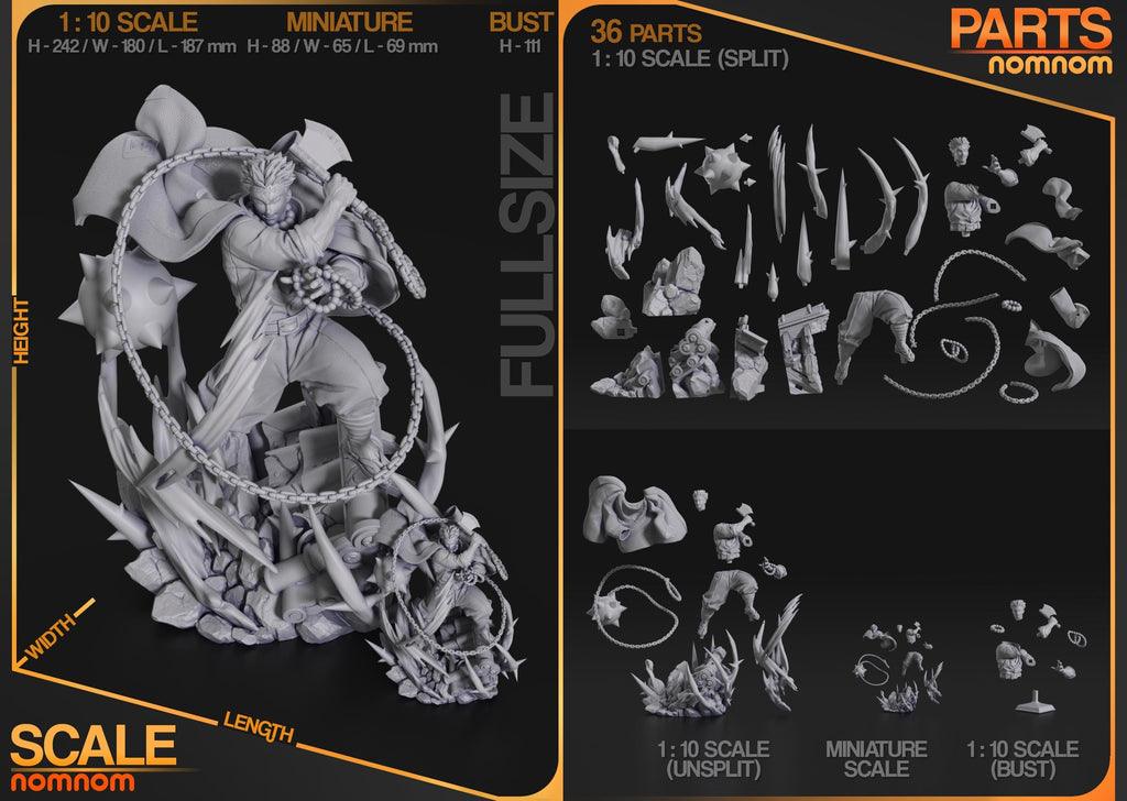 Stony Demon Slayer | Garage Kit Resin Figure | Nomnom Figures