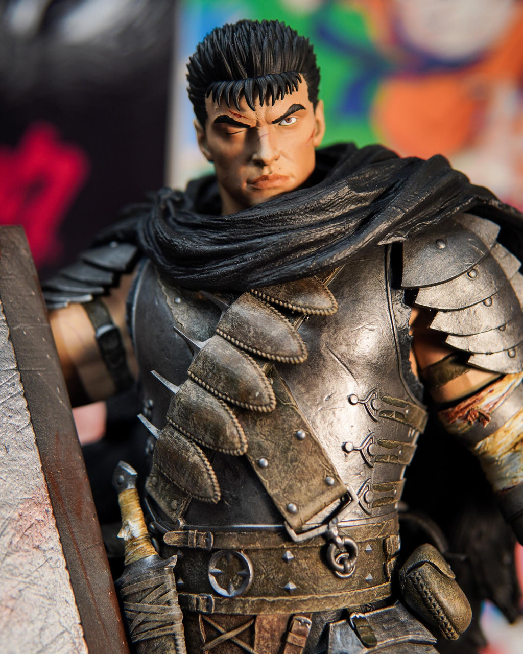 Hand Painted Resin Fan Art Figure – Premium Dark Fantasy / Anime Collector Statue – Guts Inspired