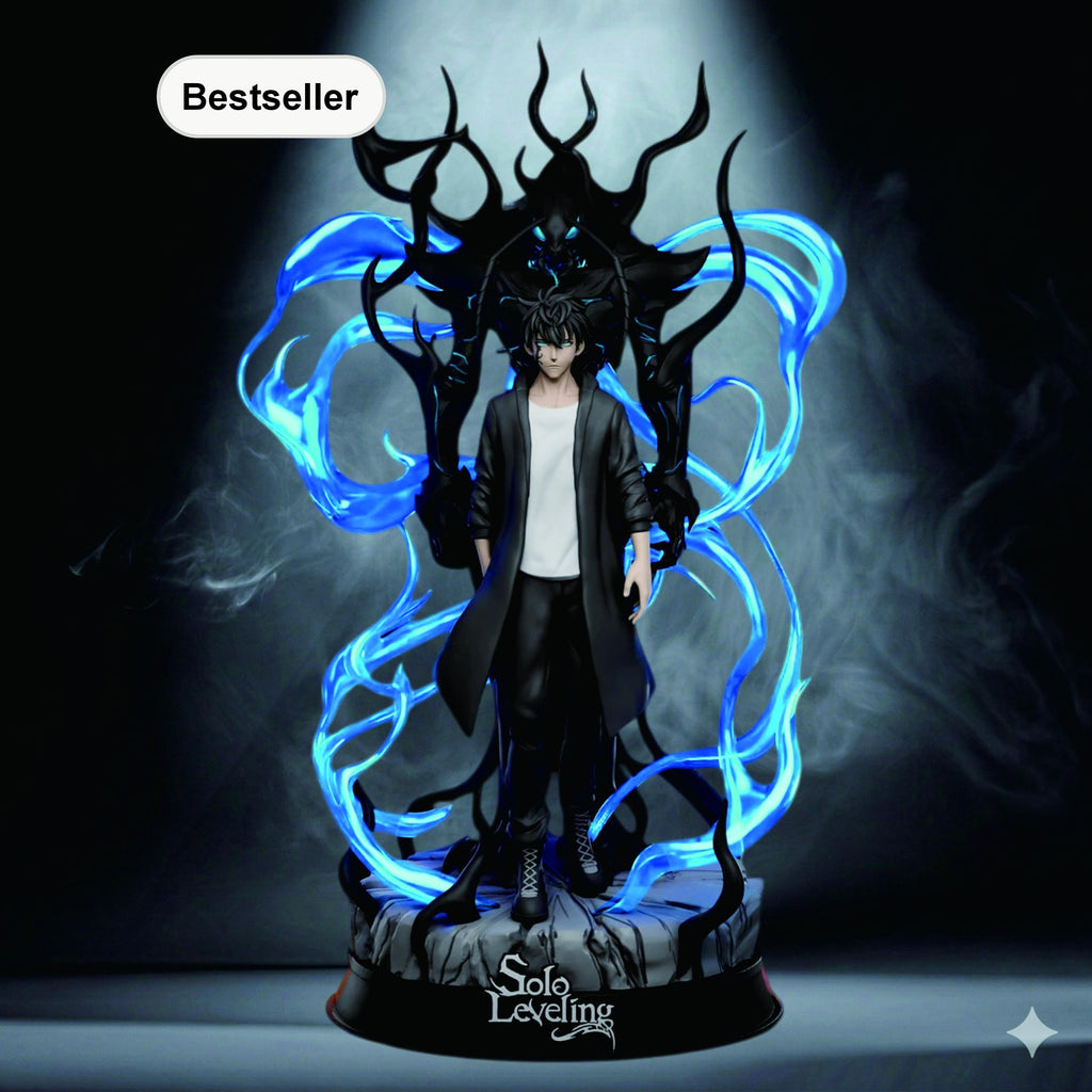 Solo Leveling – Sung Jin Woo Beru | Shadow Monarch Fury STL Statue | 3D Print Model | Digital STL File