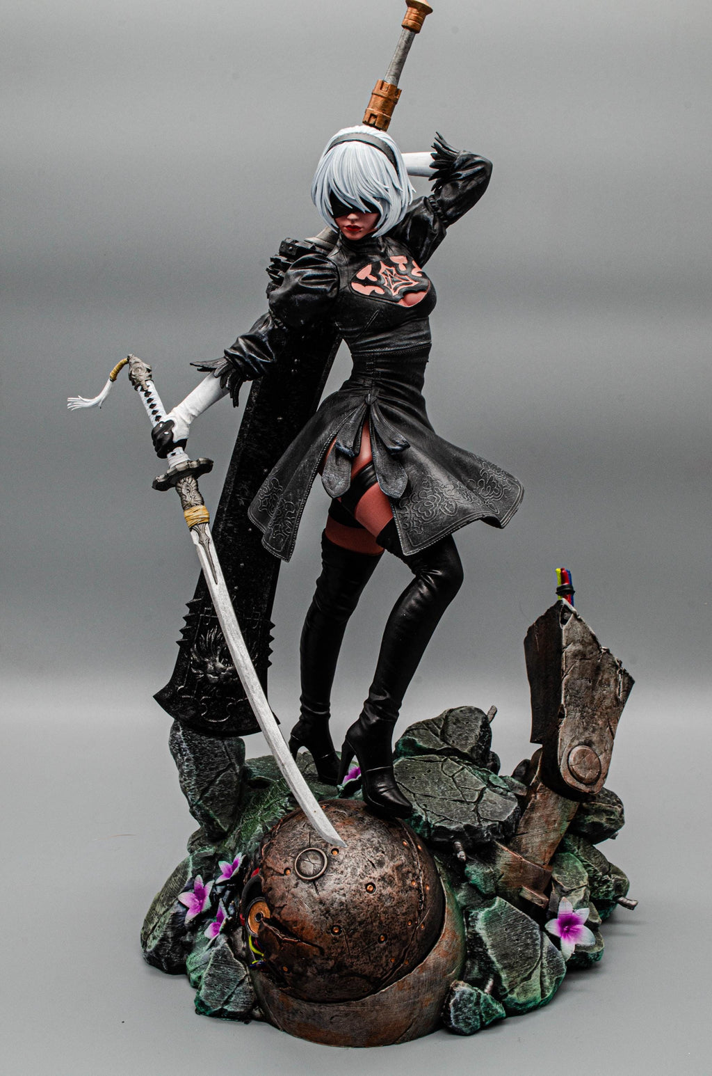 2B Statue | Nier Automata Fan Art Figure ~30Cm | Yorha Gaming Collectible