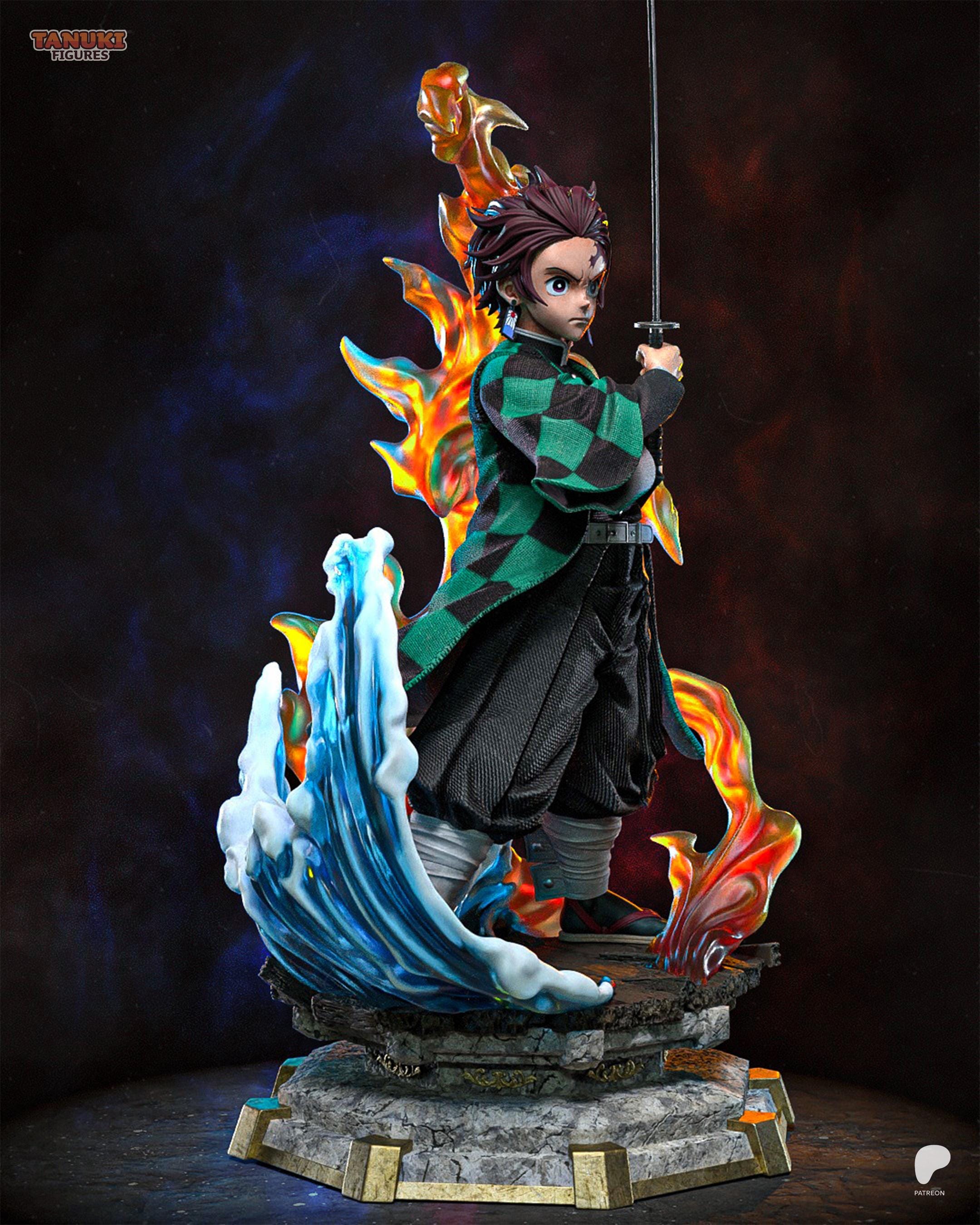 Tanjiro - Tanuki - 3D Resin Anime Figure