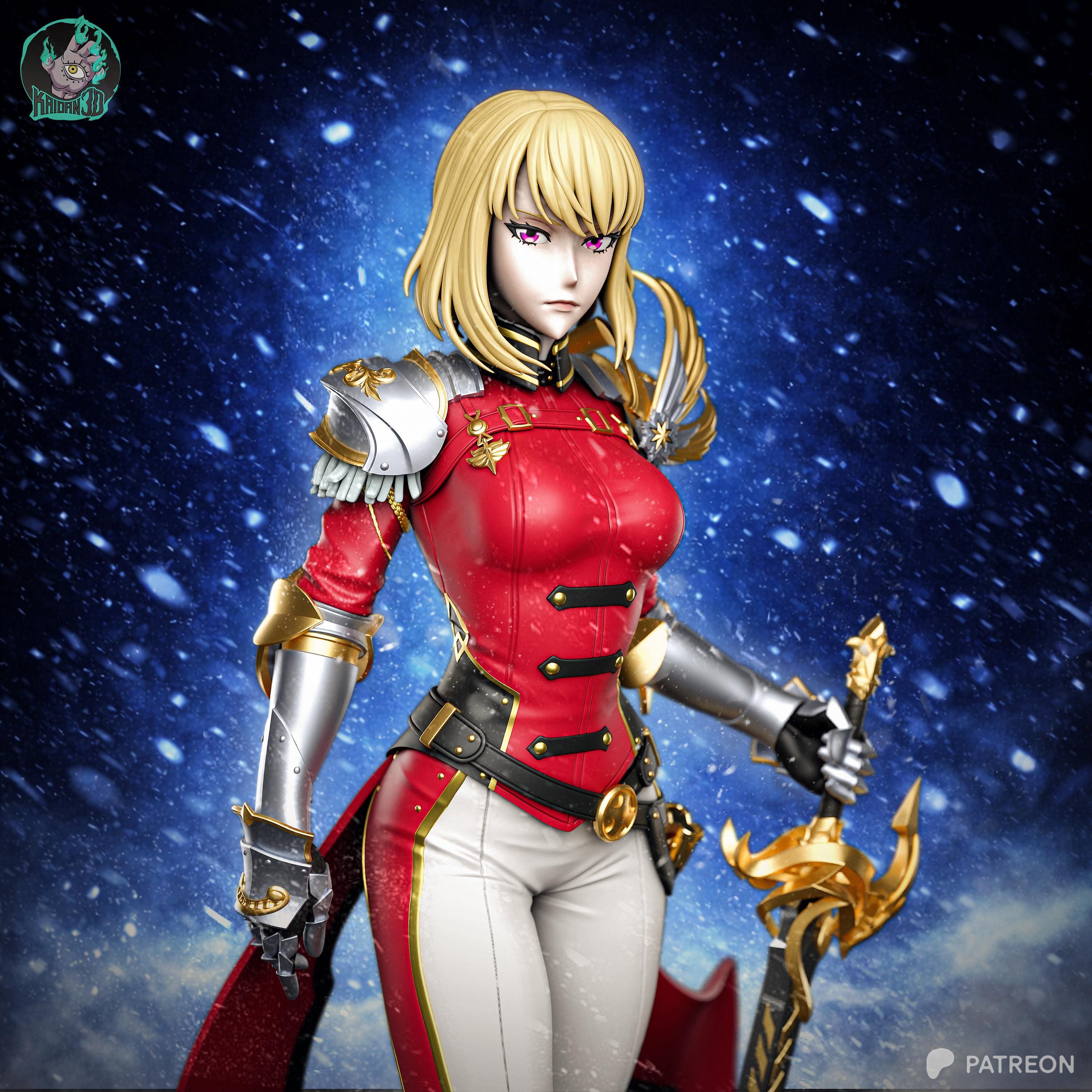 Cha Hae-In - Garage Kit – 1/6 Scale Resin Model Kit – Unpainted & Unassembled Anime Figure - Solo Leveling Fan Art
