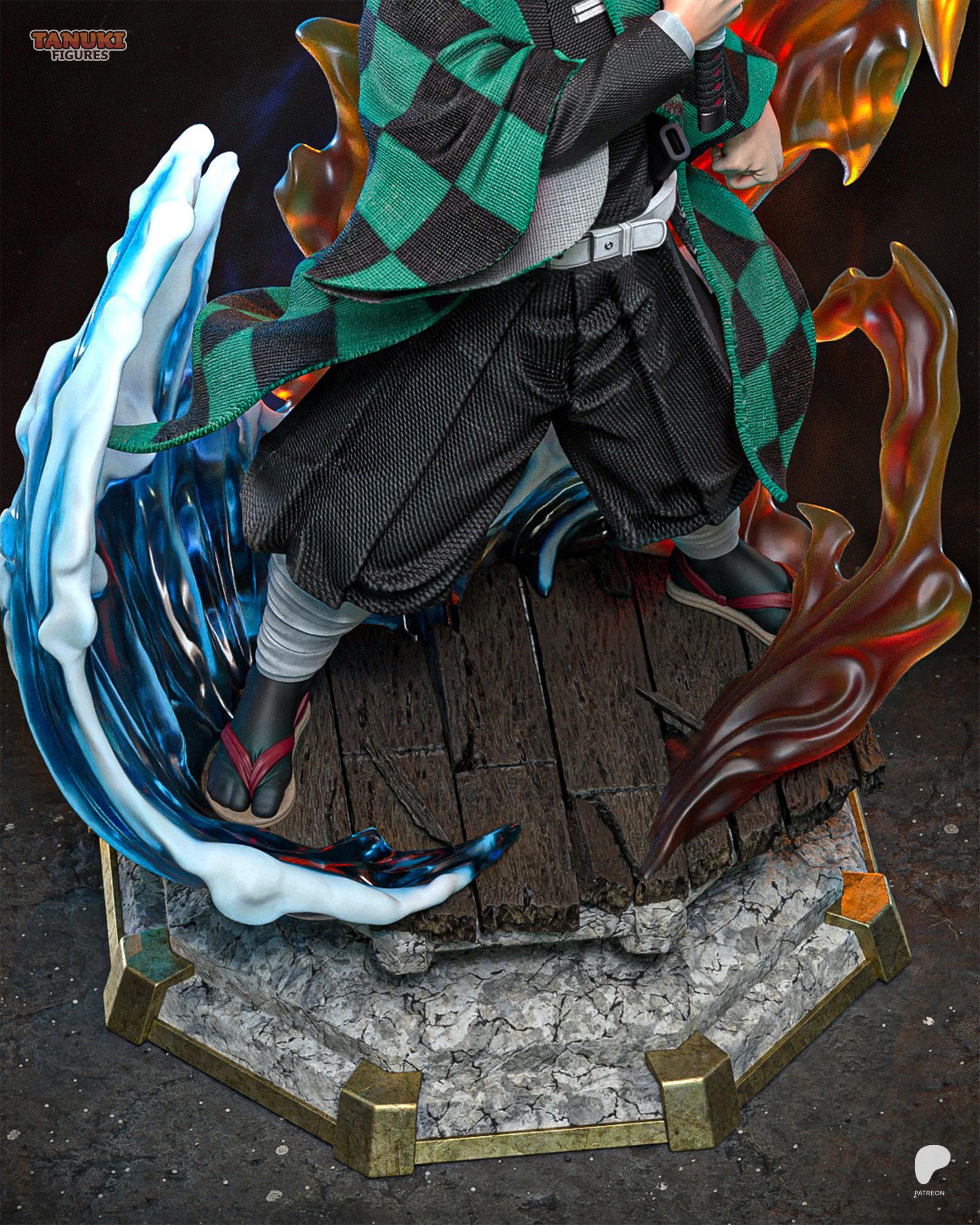 Tanjiro - Tanuki - 3D Resin Anime Figure