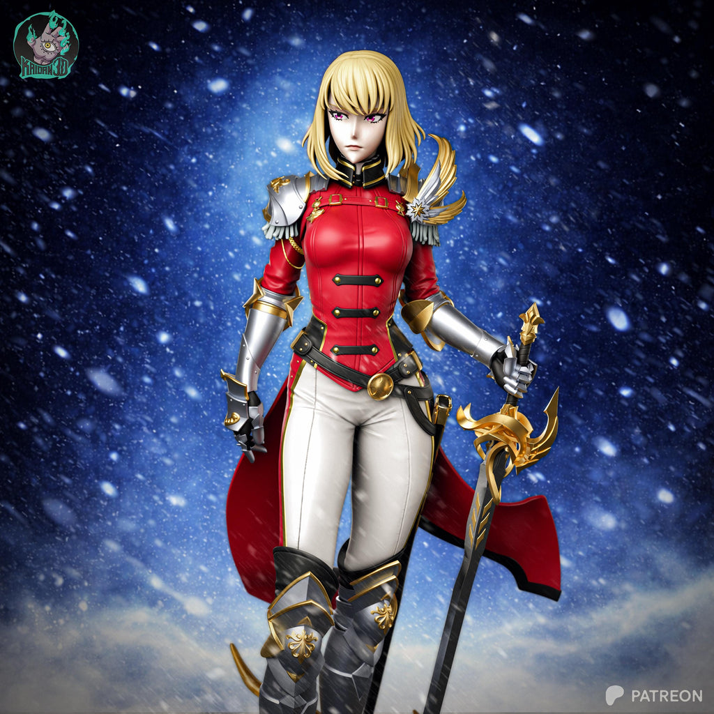 Cha Hae-In - Garage Kit – 1/6 Scale Resin Model Kit – Unpainted & Unassembled Anime Figure - Solo Leveling Fan Art