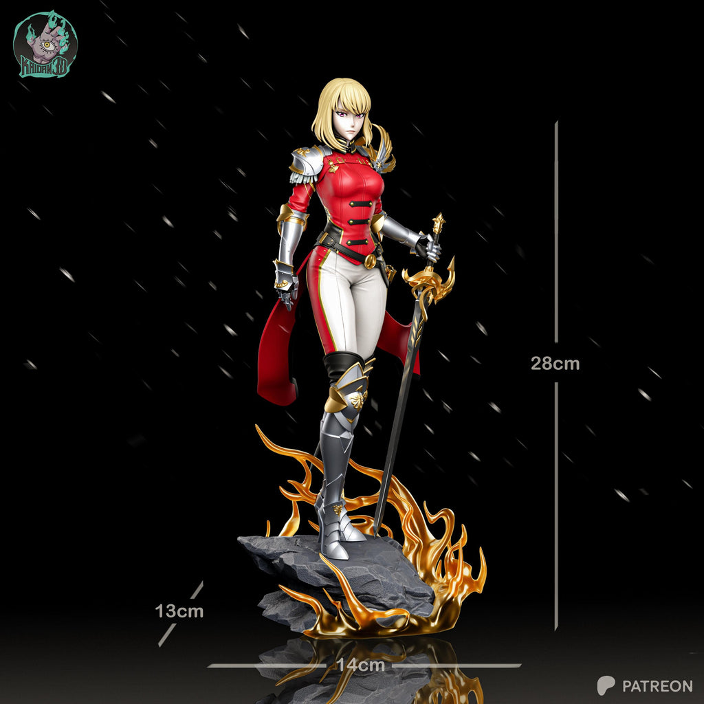 Cha Hae-In - Garage Kit – 1/6 Scale Resin Model Kit – Unpainted & Unassembled Anime Figure - Solo Leveling Fan Art