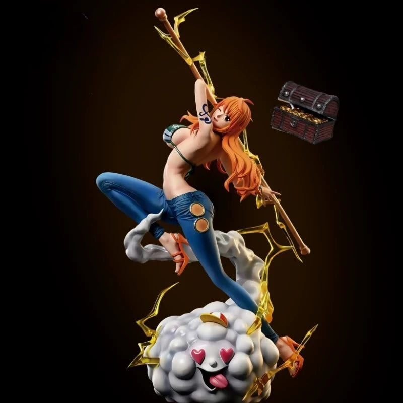 30cm One Piece Anime Figure Nami Hot Girl Action Figurine Hentai Pvc Statue Model Room Collection Decoration Toys Ornaments Gift
