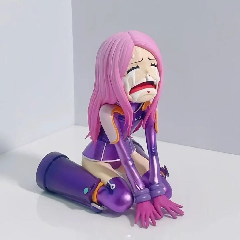 12cm Anime One Piece Figure Crying Jewelry Bonney Action Figures Egg Tip Island Pvc Collection Model Statue Toys Doll Kids Gifts